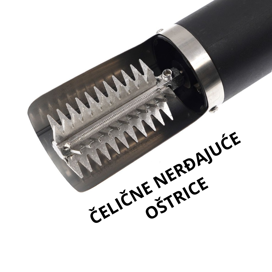 Električni aparat za čišćenje krljušti ribe