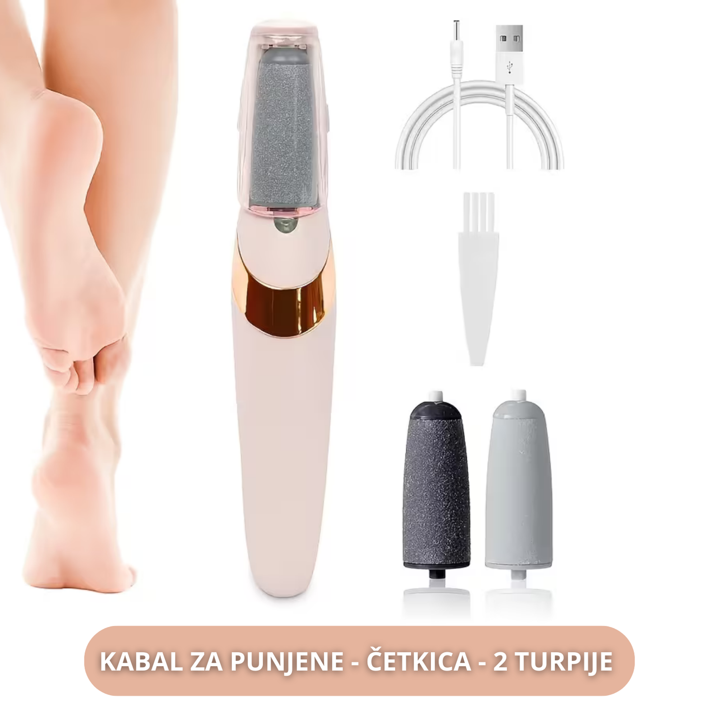 Električna turpija za pete - Flawless