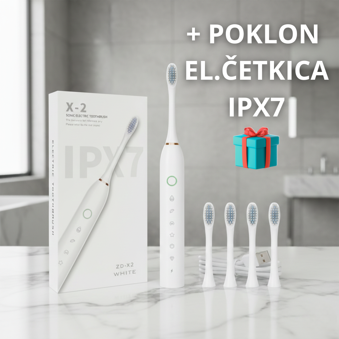 Oralni irigator - Dubinsko čišćenje zuba vodom + Poklon ELEKTRIČNA ČETKICA ZA ZUBE