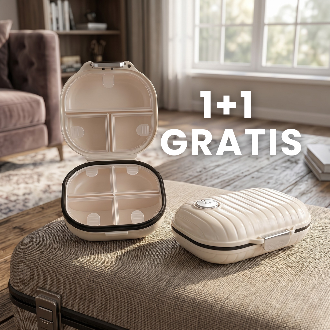 Putni  Organizator i Kutijica za Lekove i Suplemente -  1 + 1 GRATIS