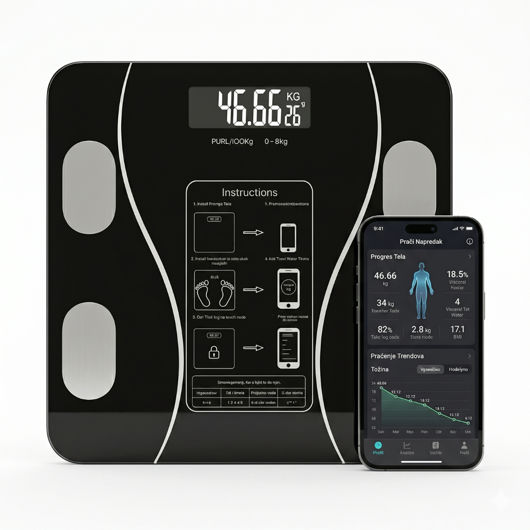 SmartScale AI - Pametna Digitalna Vaga sa Aplikacijom