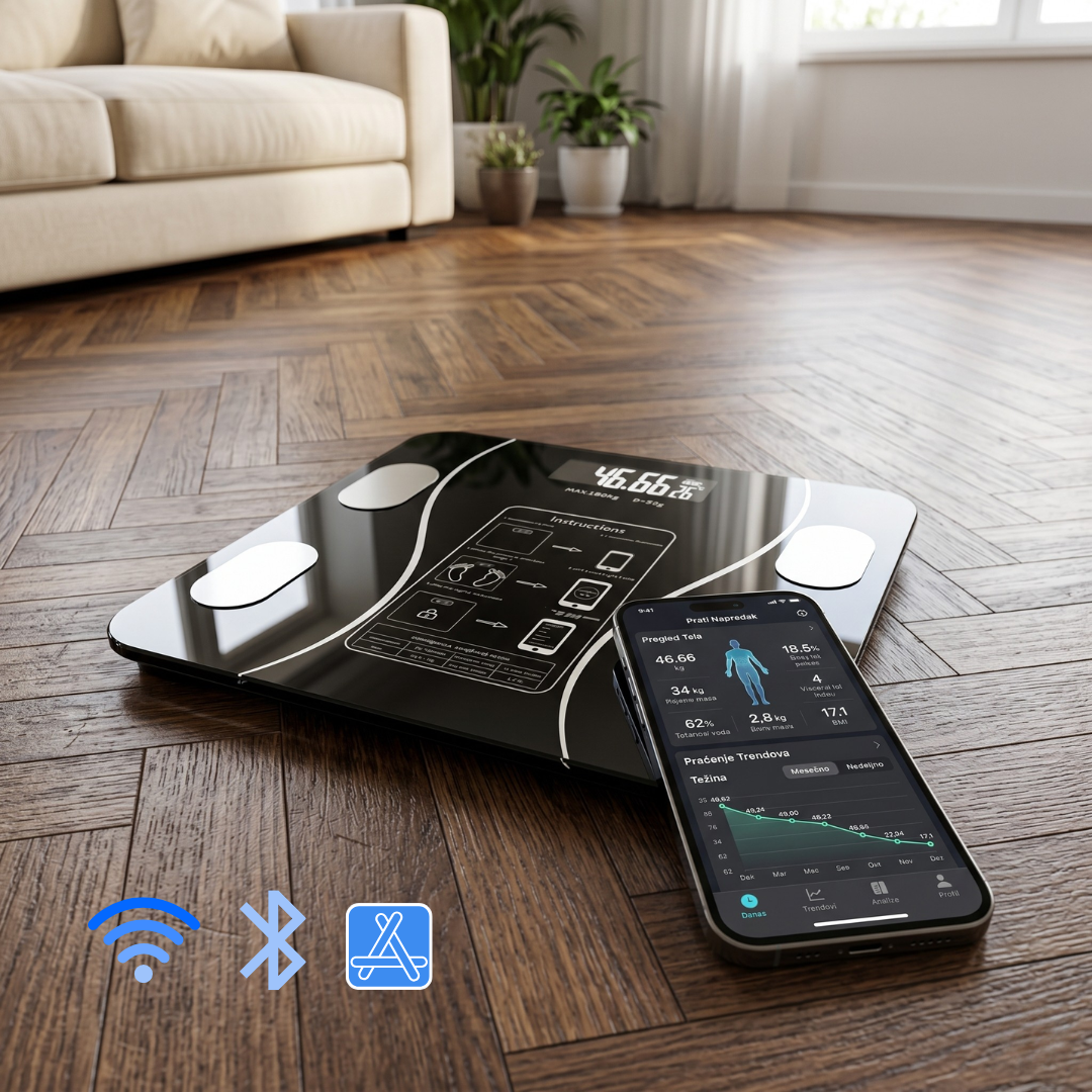 SmartScale AI - Pametna Digitalna Vaga sa Aplikacijom