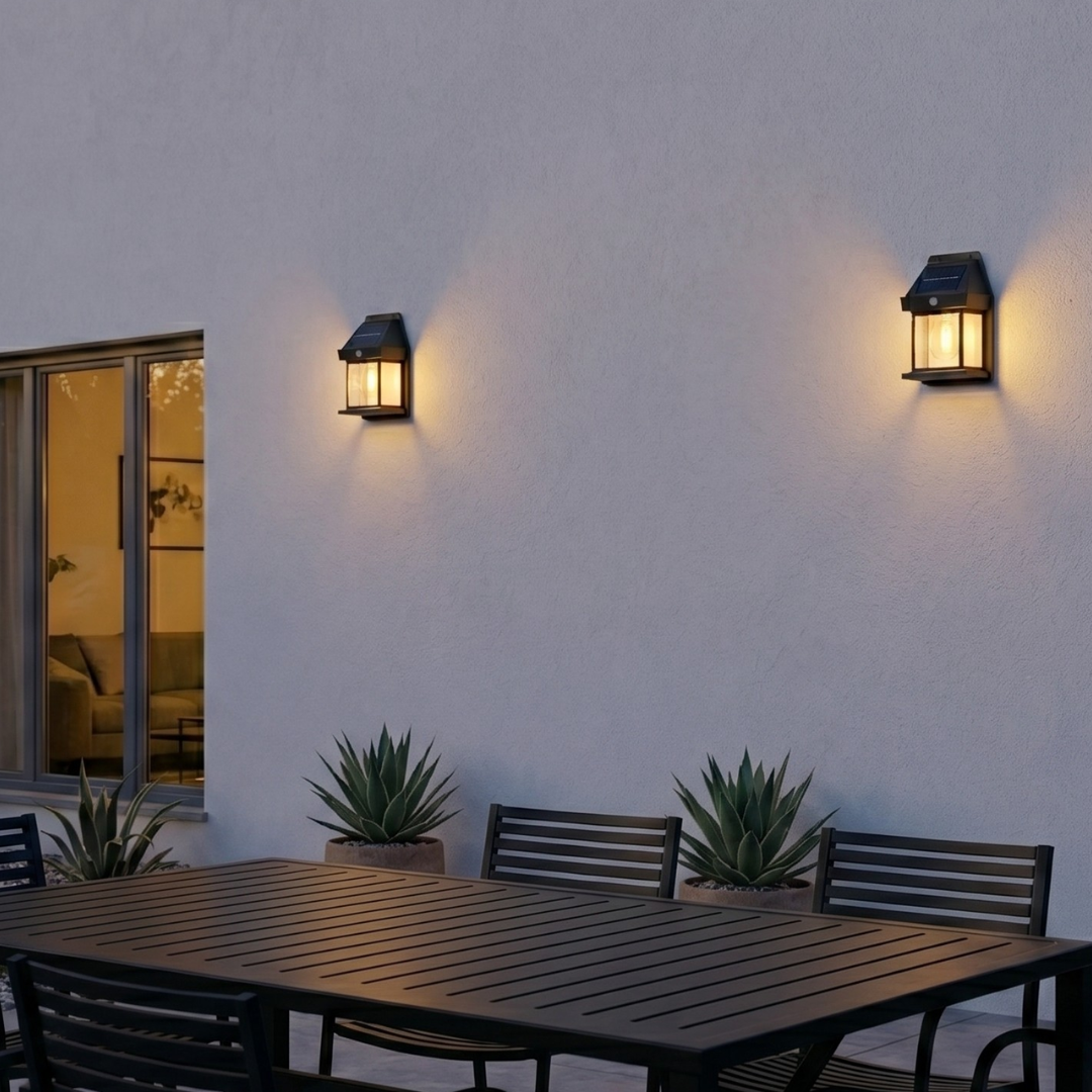 Aurora – Zidna Solarna LED Lampa Bez Kablova i Struje 1+1 GRATIS