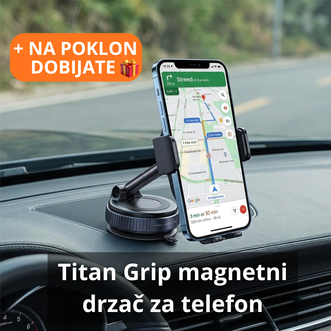 Titan UV Auto kišobran za zaštitu od sunca + POKLON Magnetni držač za telefon
