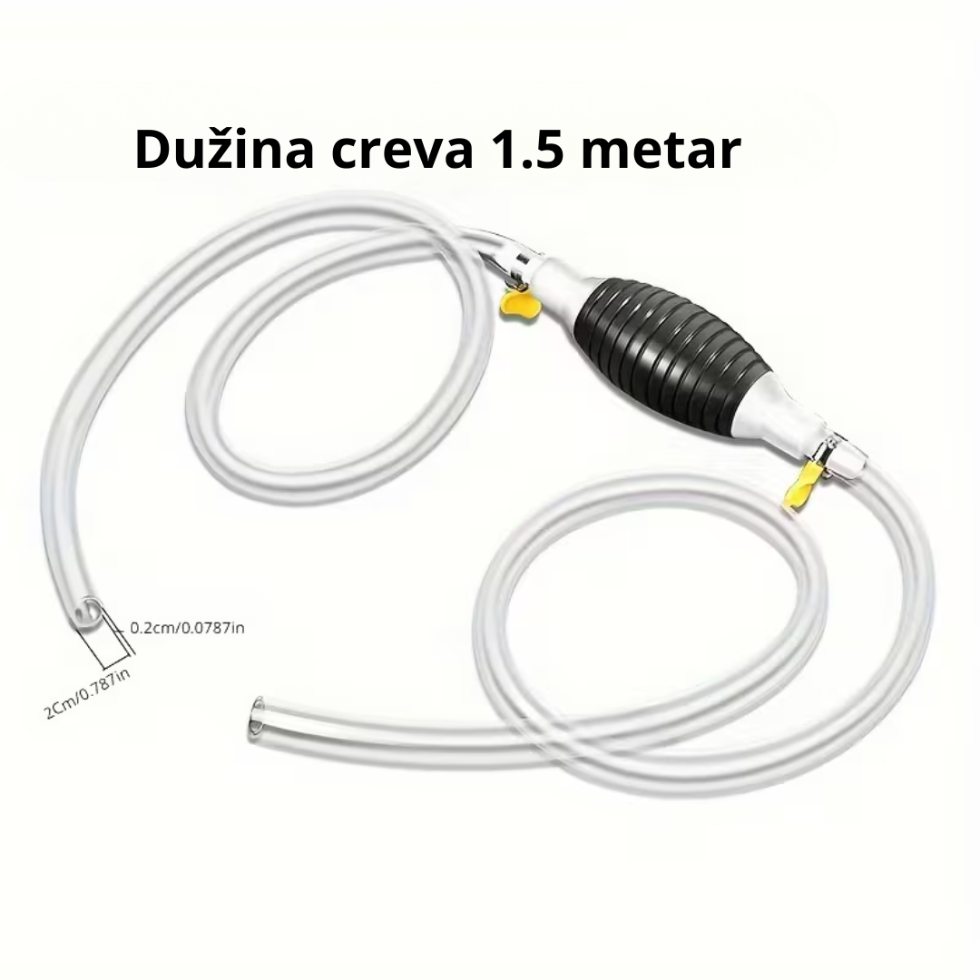 Ručna pumpa sa crevom za pretakanje tečnosti